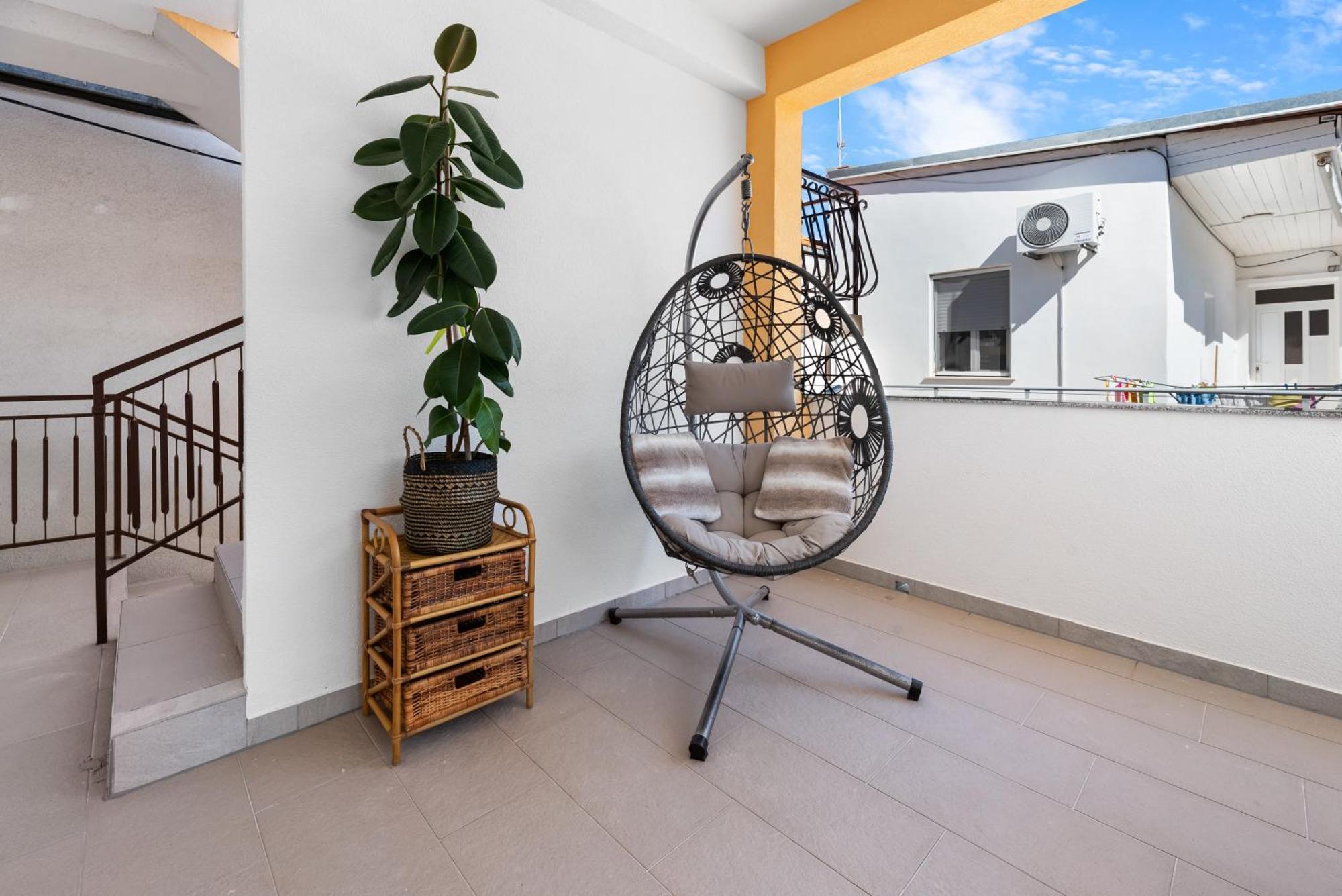 Apartman Zara Biograd na Moru Kültér fotó